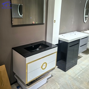 White bathroom vanity smart mirror double-<b>sided</b> vertical cabinet hanging cabinet - Product Image 5