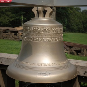 Arte esterna in metallo artigianale bronzo campana della chiesa per la vendita - Product Image 5