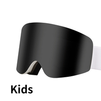 OEM Anlorr 7080 Lunettes de ski magnétiques pour enfants, adolescents, garçons et filles, lunettes de sport d'hiver pour la neige