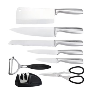 Juego de Cuchillos de Cocina de Acero Inoxidable de Alta Calidad con Mango Hueco 3cr13, Cuchillos de Chef con Bloque - Product Image 5