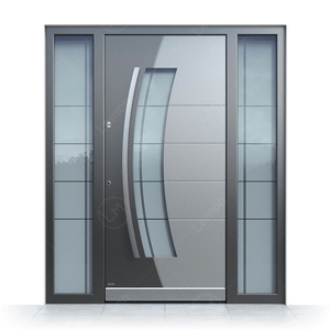 Ý thiết kế sang trọng lối vào cửa bên ngoài an ninh phía trước pivot cửa hiện đại nhập nhôm pivot cửa - Product Image 3