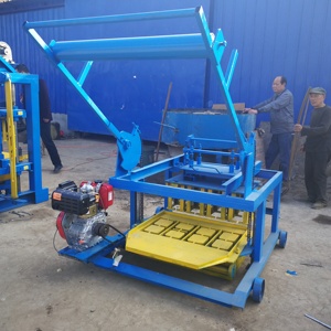 Trong Nước Và Thương Mại Di Chuyển Diesel Bê Tông Máy Làm Gạch Lồng Vào Nhau Khối Máy Móc Hollow Khối Máy Làm - Product Image 3