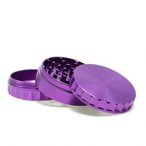 Hot Sell 3 Inch Aluminum <b>Herb</b> <b>Grinder</b> 3- Layer With Edge Slot Design Spice <b>Grinder</b> Sharp Teeth Custom Logo - Product Image 6