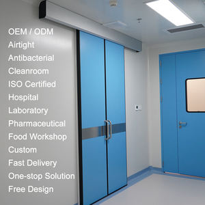 स्वचालित क्लीनरूम डोर एयरटाइट सिस्टम ईकू अस्पताल लैब साफ कमरे स्वचालित डबल दरवाजा - Product Image 5