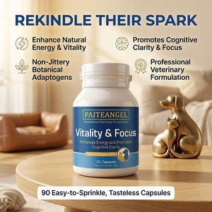 Complément OEM Vitalité Animaux pour Chiens et Chats – Capsules Énergie et Concentration, Clarté Cognitive – Formule Vétérinaire Marque Privée – Direct Usine - Product Image 1