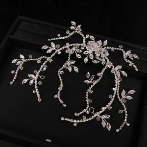 Diezi — serre-tête en cristal pour femmes, Accessoires de cheveux de mariée, bijoux de mariage, 1 pièce, 44g