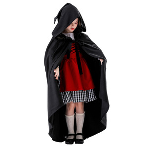 Mantelli con cappuccio per ragazze e <span class=keywords><strong>genitori</strong></span>, costumi di Halloween coordinati, set di abiti per la famiglia regolabili in stile vintage autunnale - Product Image 5