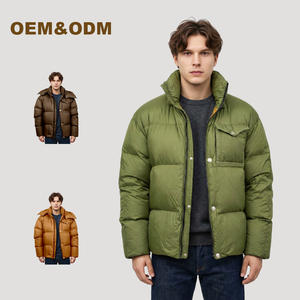 Veste matelassée imperméable et coupe-vent avec capuche amovible, rembourrée en coton, grande taille, modèle 2026, pour hommes et femmes - Product Image 3