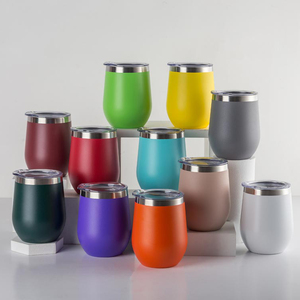12 Oz Chân Không Thép Không Gỉ Du Lịch Mugs 12 Oz Bpa Free Mug Cup Chân Không Trứng Hình Dạng Cà Phê Rượu Cốc Với Logo Của Khách Hàng - Product Image 4