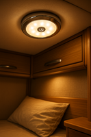 Nouveau 12V LED Caravan Roof RV Dome Intérieur Lumières RV Led Light Dimmable Touch Caravan Lamp pour Car Styling