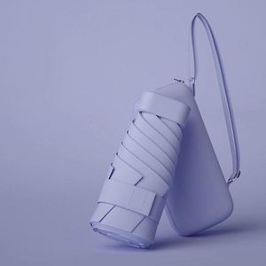 Parapluie miniature portable de poche pour femmes, protection contre le soleil et la pluie, avec sac de transport - Product Image 3