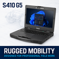 Nueva Laptop Industrial Resistente Intel Getac S410 G5 de 14 Pulgadas con Pantalla Táctil Opcional, Windows 11 Pro y SSD para Construcción y Topografía