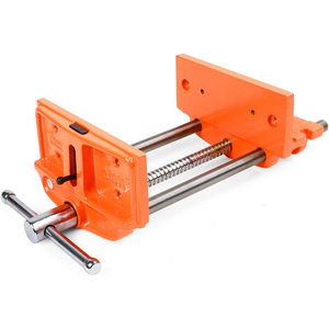 Jorgensen 27091 Medium Duty Woodworker's Vise, Orange, Grey, 9-Inch by 7-Inch <b>Table</b> Vises Work <b>Clamp</b> - Product Image 6