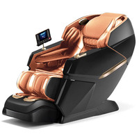 Fauteuil de massage Jingtop 4D complet avec mécanisme zéro-gravité et 4D-Plus, rouleaux chauffants pour le dos et les pieds, et masseur pour les mains