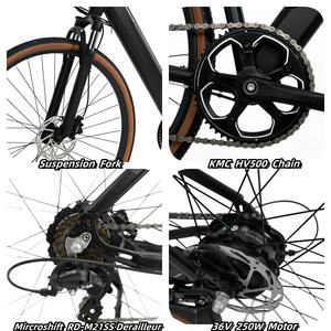 Bicicleta Eléctrica YANGOR Y700 de Moda, 7 Velocidades, 36V, 250w, Bicicleta de Montaña de 26 Pulgadas, Bicicleta Eléctrica Urbana - Product Image 2