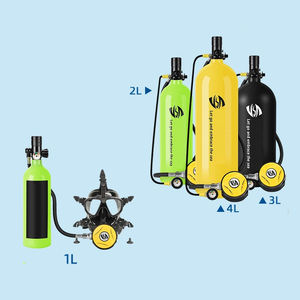 Tam yüz silikon dalış maskesi şnorkel seti dalış gözlük maskesi tüplü dalış ekipmanları bağlı sualtı solunum cihazı - Product Image 4