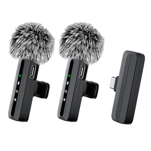 Lavalier <b>Microphone</b> USB-C <b>Bluetooth</b> <b>Wireless</b> Clip On For Mobile Live Streaming Short Video Recording Outdoor Use - Product Image 1