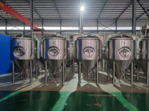 Craff1000l крафтовые ферментеры из нержавеющей стали для пива с охлажденной оболочкой, конический ферментационный резервуар <span class=keywords><strong>3</strong></span> бар - Product Image 6