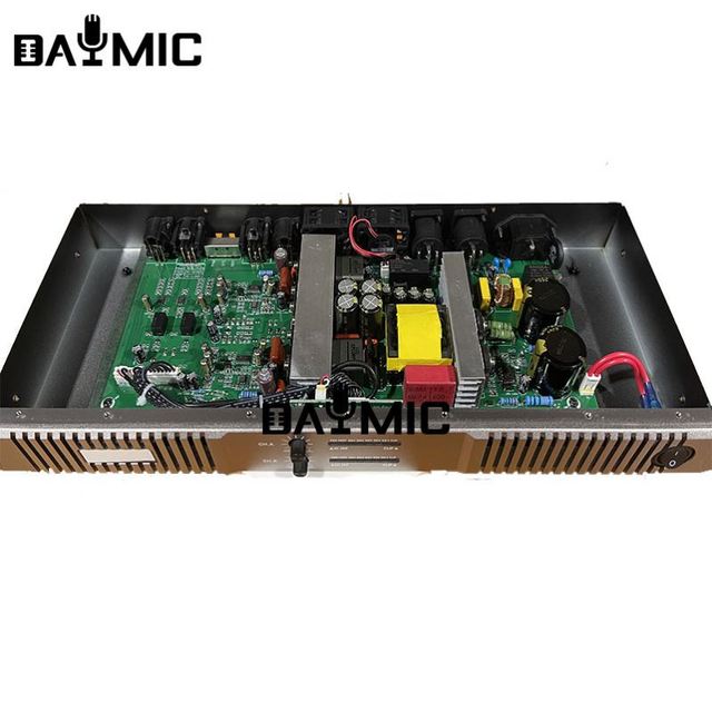 2 * 400W Power Amplifier 1U Class d Digital Power Amp for Professional Stage Performance
