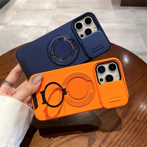 เคสกันกระแทกแบบแม่เหล็กพร้อมขาตั้งสำหรับ iPhone 17, เคสโทรศัพท์แบบเลื่อนปิดกล้องสำหรับ iPhone 17 - Product Image 2