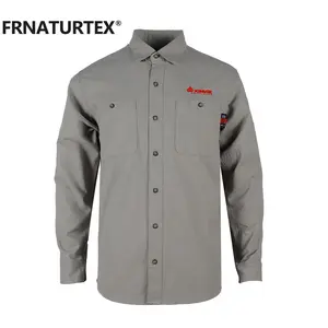 FRNATURTEX Wholesale Custom oil and gas Workwear Mechanic Fire Resistant Work Flame Resistant Shirts