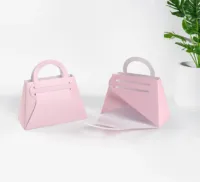 Boîtes à bonbons personnalisées pour baby shower et mariage, en carton ivoire, avec insert en aluminium, auto-érectables, recyclables, sans danger pour les aliments, imprimé floral