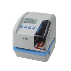 Máquina de Control de Asistencia SEIKO TP-50, Sello de Fecha y Hora Programable con Mecanismo de Impresión de 2 Líneas, Numeración, Sello de Tiempo Eléctrico - Product Image 1