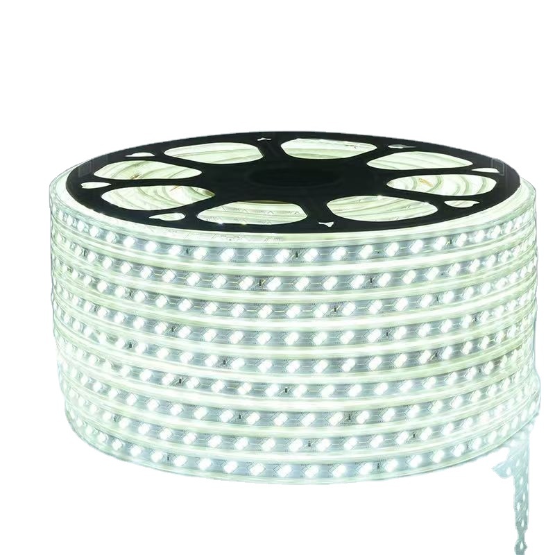 10 Meters Silicone SMD LED Strip CRI 80 IP33 AC 85-265V 85lm/W 6000K Compatibility 30000 Hours Lifespan Daylight Living Room