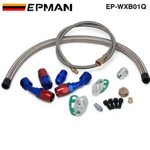 EPMAN T3 T4 T70 T66 TO4E Turbo línea de alimentación de aceite línea de retorno de aceite Kit de línea de drenaje de aceite - Product Image 1