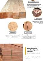 Matériaux de construction : Bois de Douglas Fir, bûches de 40 mm x 230 mm x 4230 mm