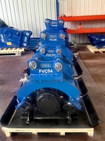 Compacteur vibrant hydraulique EDDIE modèle FVC10 avec une puissance d'impact de 80 kN pour la construction