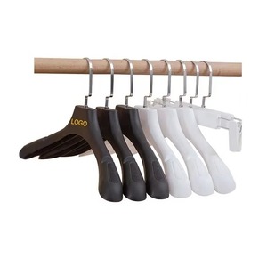 Appendiabiti con logo personalizzato in plastica <span class=keywords><strong>per</strong></span> appendiabiti in plastica a spalla di larghezza in plastica <span class=keywords><strong>per</strong></span> panni - Product Image 5