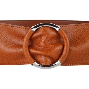 99cm खाई कोट बेल्ट प्रतिस्थापन दौर बकसुआ असली लेदर बेल्ट महिलाओं के लिए - Product Image 3