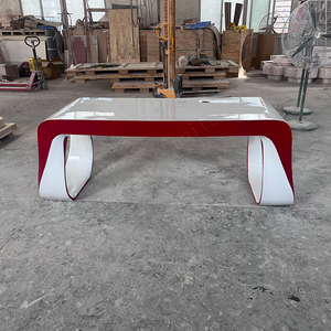 Diseño de arte único, estudio Personal, hogar, oficina, escritorio, muebles, superficie sólida moderna, mesa de oficina ejecutiva, modelos - Product Image 4