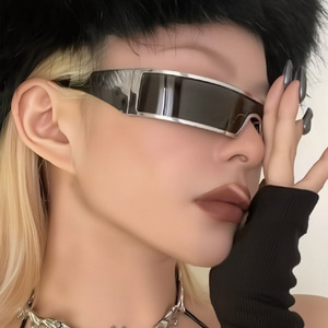 Lunettes de soleil carrées pour hommes JY-9094, monture en plastique noir et métal, protection UV400, classe 2, pour usage extérieur - Product Image 2