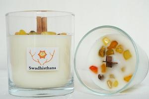 Bougie <span class=keywords><strong>solaire</strong></span> en cristal yoga, Chakra, Reiki - Product Image 4
