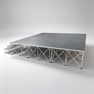 Escenario de Aluminio de Alta Calidad para Eventos, Plataforma de Escenario de Aluminio, Podio Portátil con Patas Plegables - Product Image 1