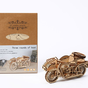 Commande en gros de puzzles 3D en <span class=keywords><strong>bois</strong></span> pour adultes, modèle de <span class=keywords><strong>moto</strong></span> side-car en <span class=keywords><strong>bois</strong></span> 3D, cadeau de collection pour les passionnés de motos - Product Image 6