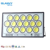 Projecteur LED COB extérieur étanche 50W 100W 200W 300W 500W 800W 1000W, boîtier fin, 220V, IP66, 6000K, lumière du jour, certifié CE