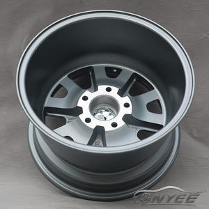 F99926 Vente à Chaud Plat Profond 15x9 17x9 Concave 15 17 Pouces 5x114.3 Jantes en Alliage Gris Pistolet 5 Trous Jantes de Voiture pour BMW <span class=keywords><strong>Toyota</strong></span> Porsche - Product Image 3