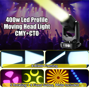 Projecteur <span class=keywords><strong>LED</strong></span> mobile 3-en-1 400W BSW CMY CTO DMX512 Zoom Beam <span class=keywords><strong>Spot</strong></span> Wash pour Théâtre, Église, Stade – Vente directe usine OEM ODM - Product Image 2