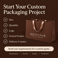 Sacs en papier pour bijoux en papier kraft brun avec poignées en ruban et logo personnalisé pour l'emballage de coffrets cadeaux de luxe et les commandes en gros