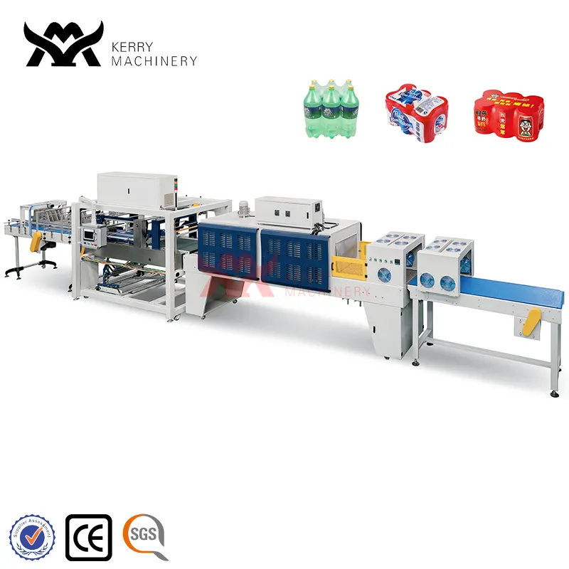 Automatic color film shrink wrapping machine wrap packaging machine
