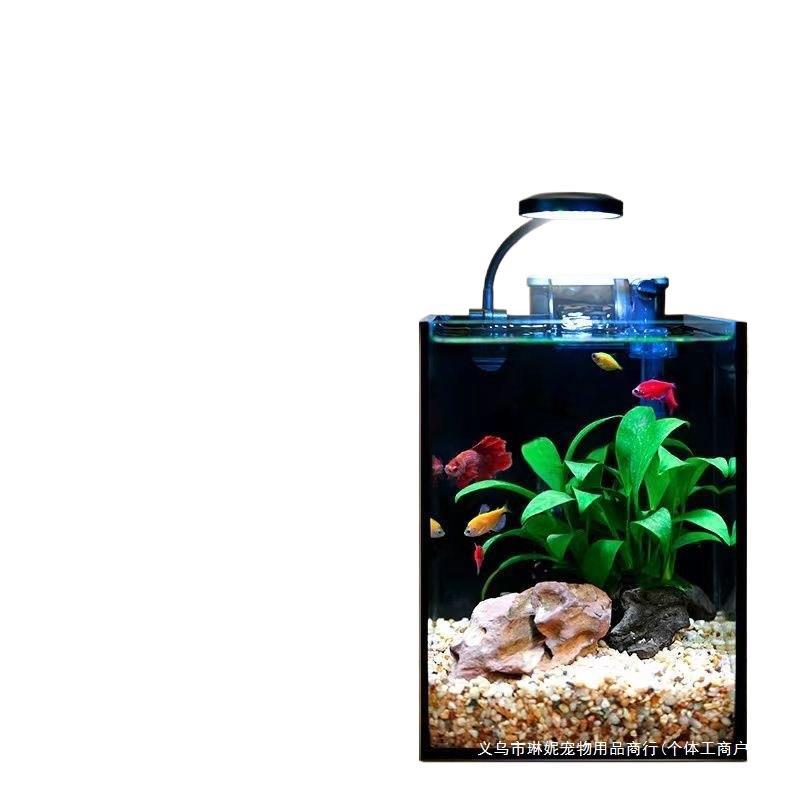 Aquarium Kit Wholesale Fish Tanks Modern Ultra-white Glass Fish
