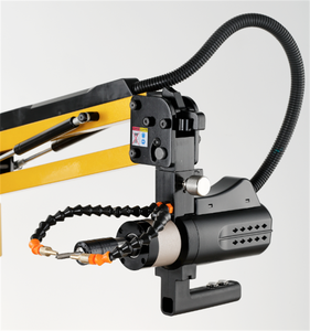 เครื่องต๊าปเกลียวไฟฟ้าแบบแขนกล้องหมุนได้ พร้อมมอเตอร์เซอร์โว ขนาด M3-M16 ได้รับการรับรองมาตรฐาน CE - Product Image 2