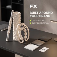 Rouleau en mousse de fitness personnalisé en gros FX FB 820-3 pour massage musculaire, exercices de récupération des tissus profonds, étirements, yoga, entraînement à domicile