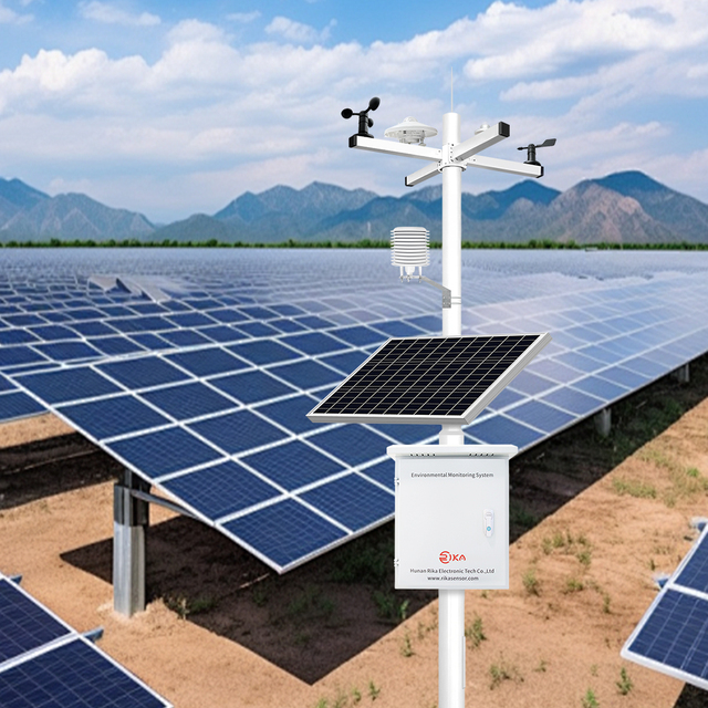 RK900-01 RIKA Agriculture/Estacion Meteorologica/Greenhouse/Solar PV/Smart City Wifi Wireless GPRS Compact Automatic Weather OEM