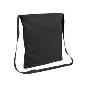 Bolsa de Compras de Algodón Personalizable, Mediana, con Correa para el Hombro de 30-50 cm, Negra, para Uso Diario - Product Image 1