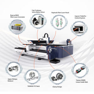 1000W 1500W 2000W 3000 Watts Hoja de metal Tubo redondo Tubo cuadrado CNC Máquinas de corte por láser de fibra Precio - Product Image 6