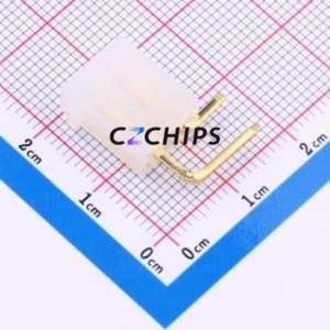 DLL-5569-2AW-GOLD Wire-to-Board Pin Header Bent Lead Through Hole,P=4.2mm Connector 2x1P 4.2mm Right Angle Insert 2P - Product Image 2